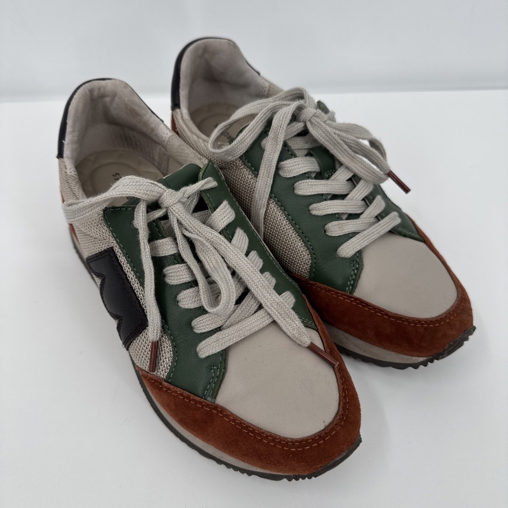 Birdies The Roadrunner Ivy Multi Mesh Womens Size 6.5 Lace Up Low Top Fall Color